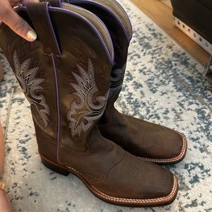 Womens DoubleH Western cowgirl boots